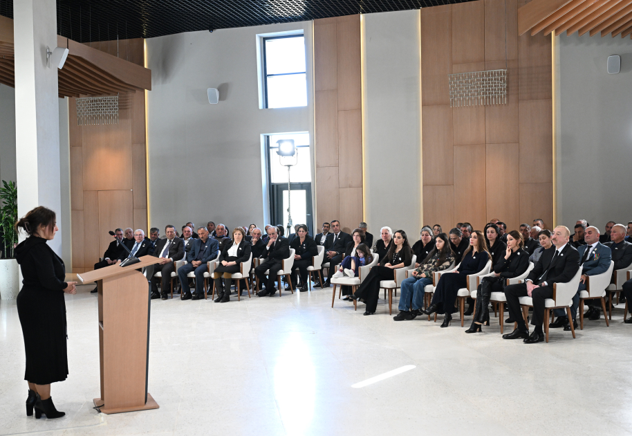 Prezident İlham Əliyev Xocalı Soyqırımı Memorialının açılışında iştirak edib