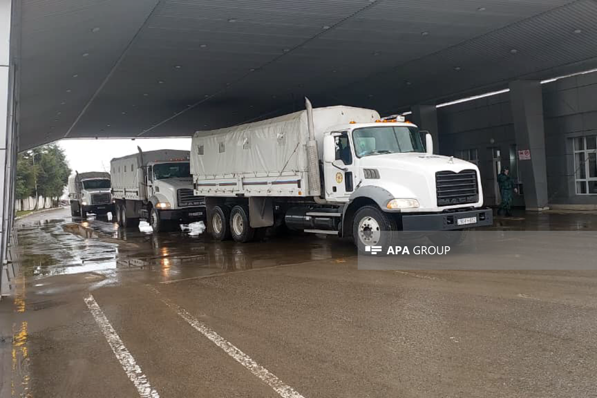 Humanitarian aid sent to Iran reaches Astara border