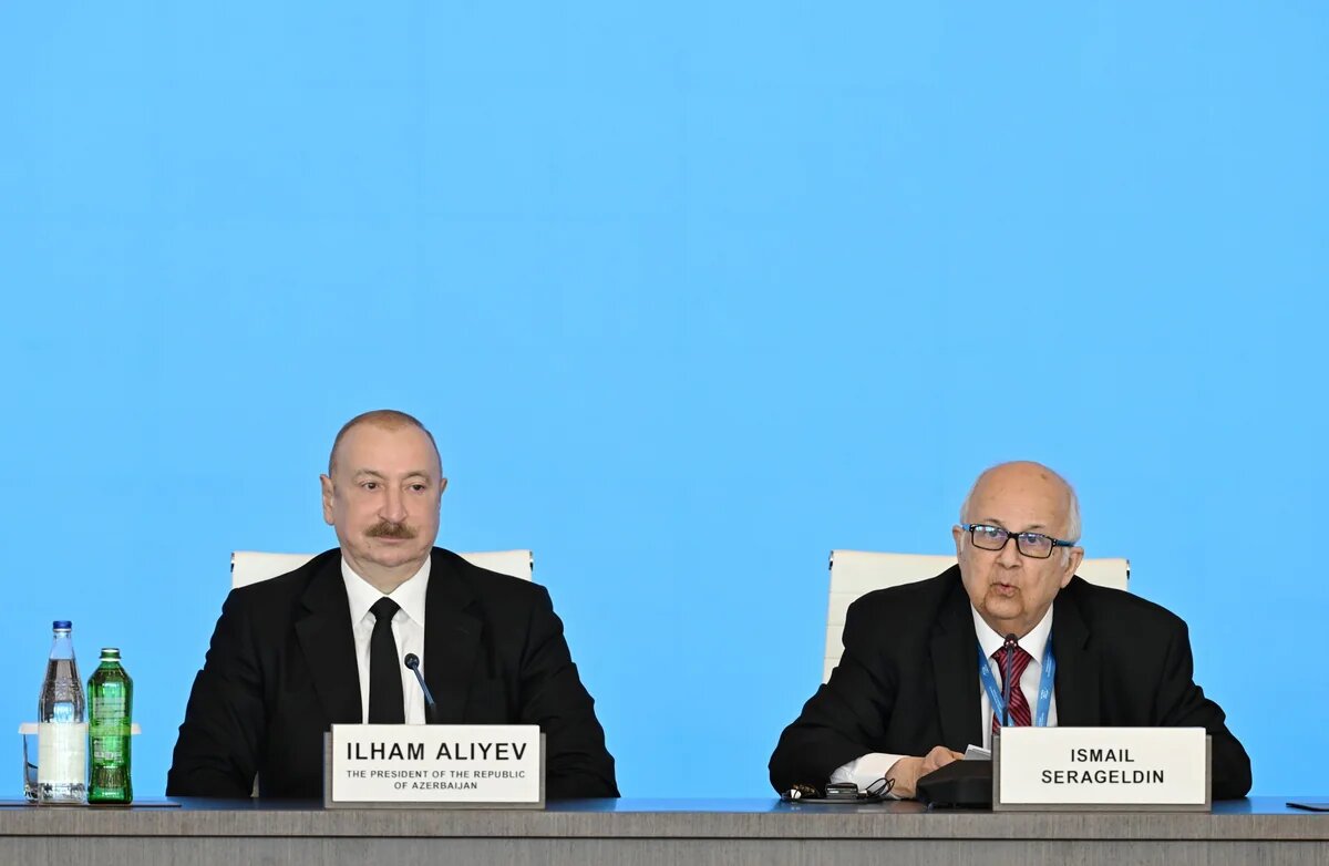 Prezident İlham Əliyev XIII Qlobal Bakı Forumunun açılış mərasimində çıxış edib