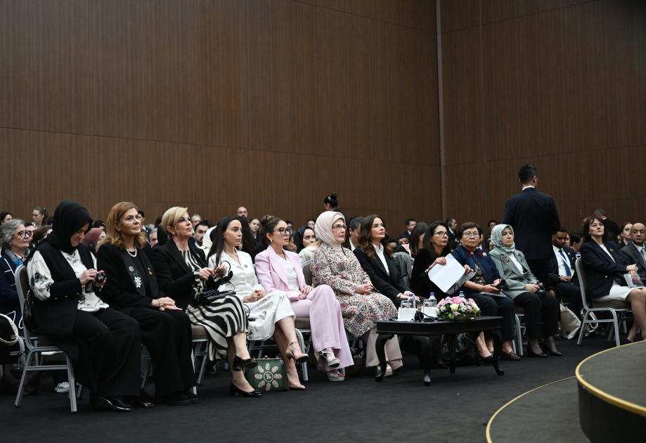 Azerbaijan’s First Lady Mehriban Aliyeva attended panel session on “United for Peace in Palestine: Confronting Scholasticide, Protecting Future” in Antalya