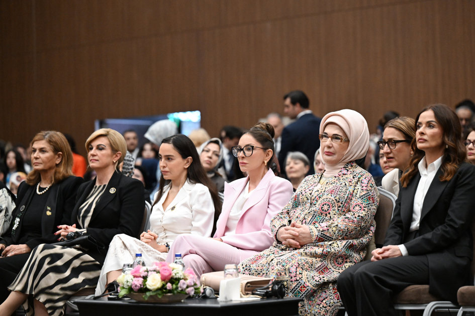 Azerbaijan’s First Lady Mehriban Aliyeva attended panel session on “United for Peace in Palestine: Confronting Scholasticide, Protecting Future” in Antalya
