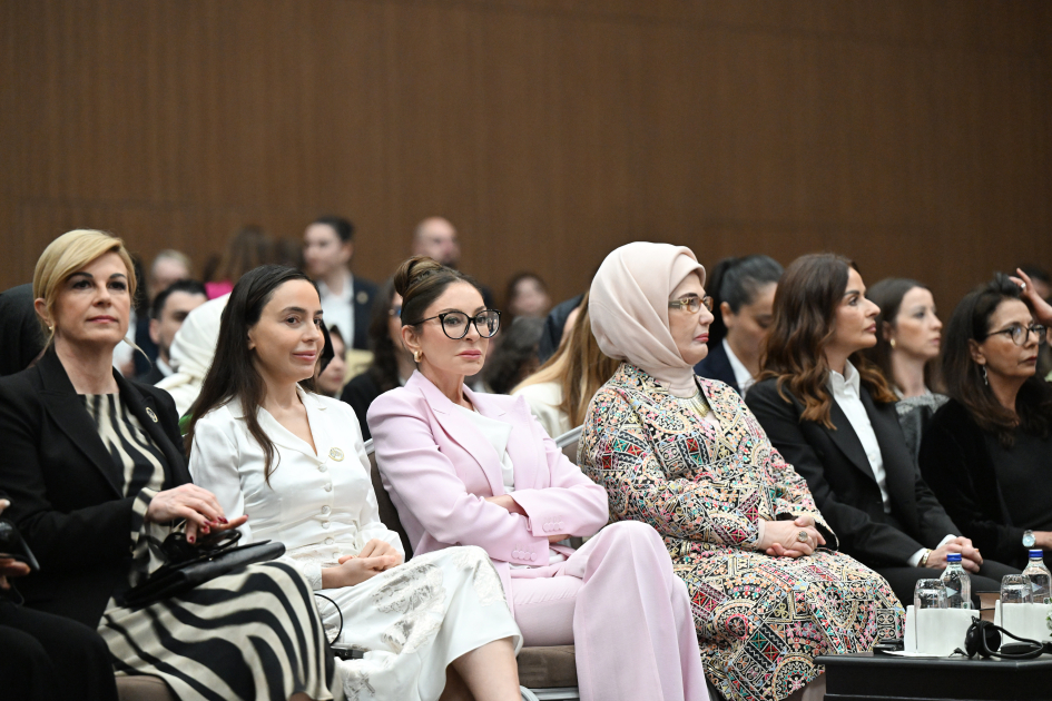 Azerbaijan’s First Lady Mehriban Aliyeva attended panel session on “United for Peace in Palestine: Confronting Scholasticide, Protecting Future” in Antalya