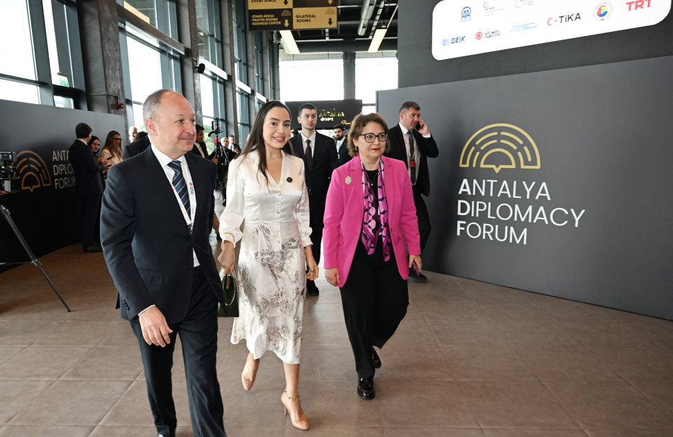Azerbaijan’s First Lady Mehriban Aliyeva attended panel session on “United for Peace in Palestine: Confronting Scholasticide, Protecting Future” in Antalya