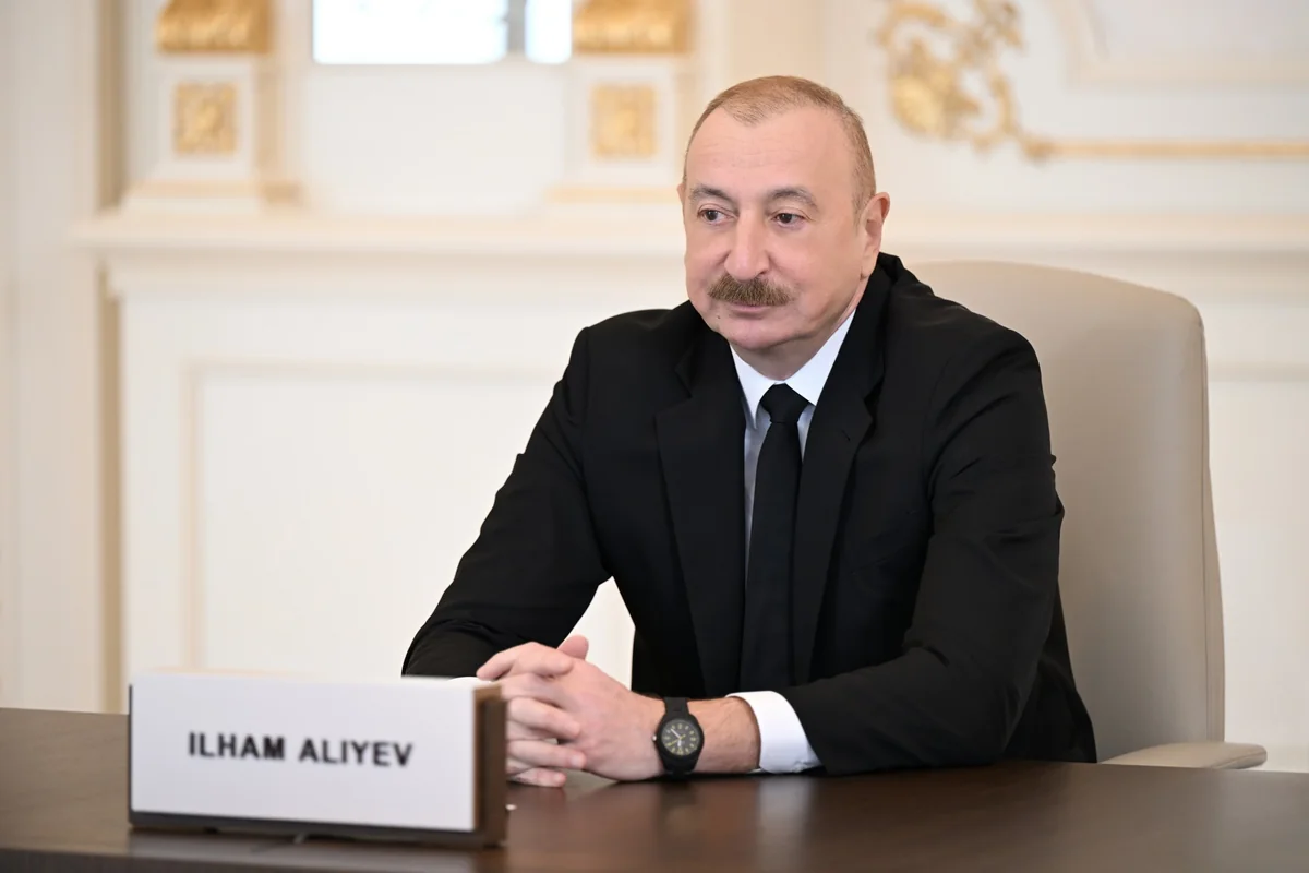 Президент Ильхам Алиев выступил в формате видеосвязи на 8-м Саммите ЕПС