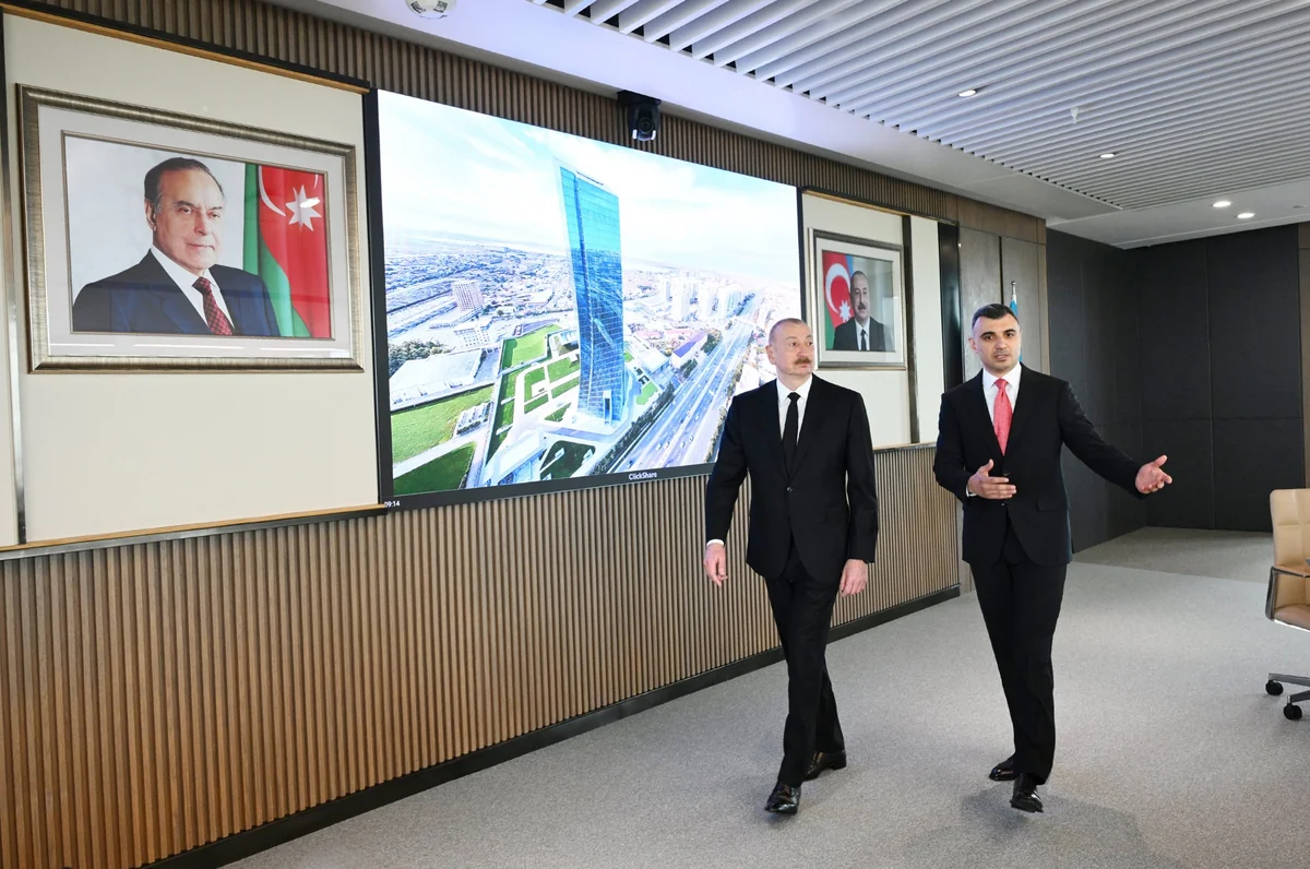 President Ilham Aliyev attended opening of new building of Central Bank