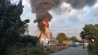 Dron hücumundan sonra Krasnodarda neft bazası alovlanıb